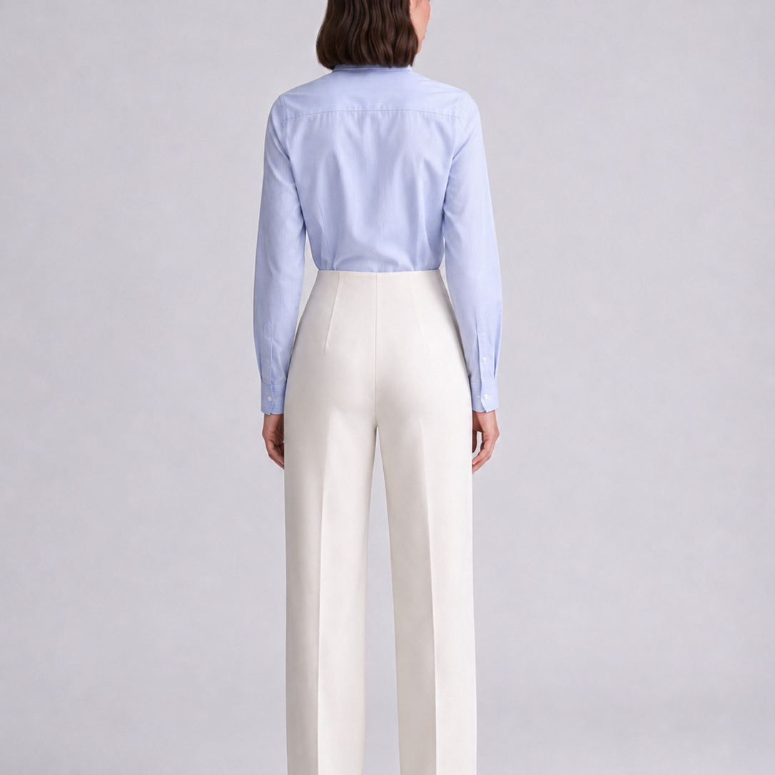 Issu & LLoyd Odette Shirt & Cosette Premium Trousers from the back