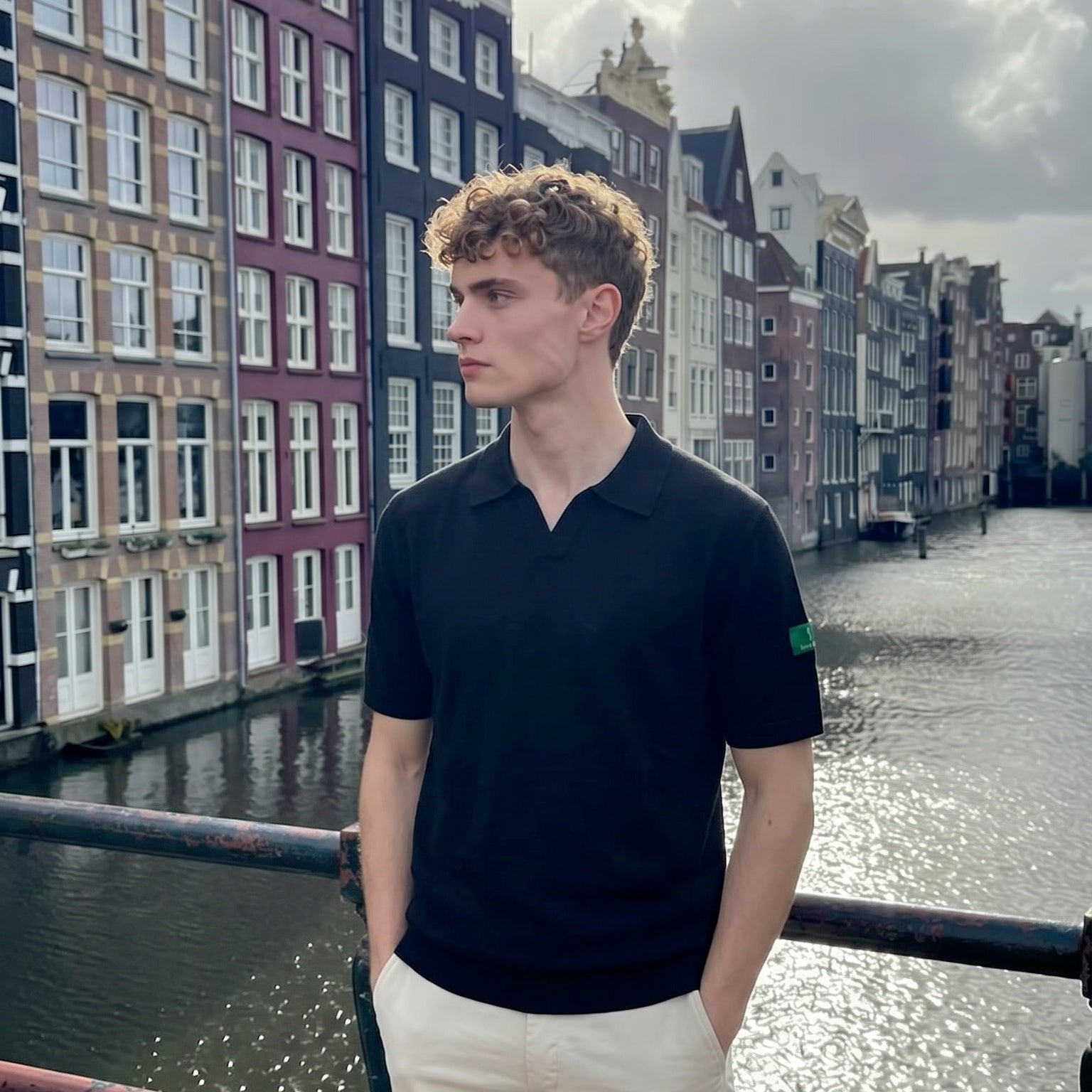 Issu_Lloyd_Trenton wool polo Black_in_Amsterdam