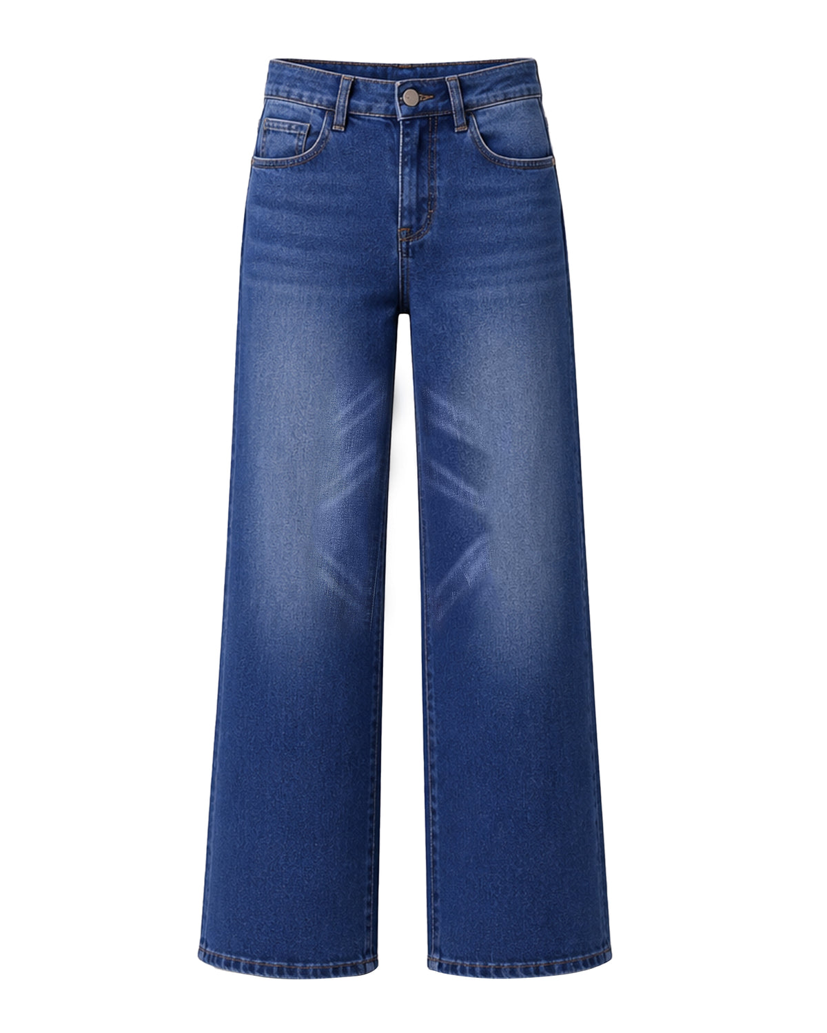 Adelaide high-waist contour-fit jeans voor dames in blauw – Issu & Lloyd