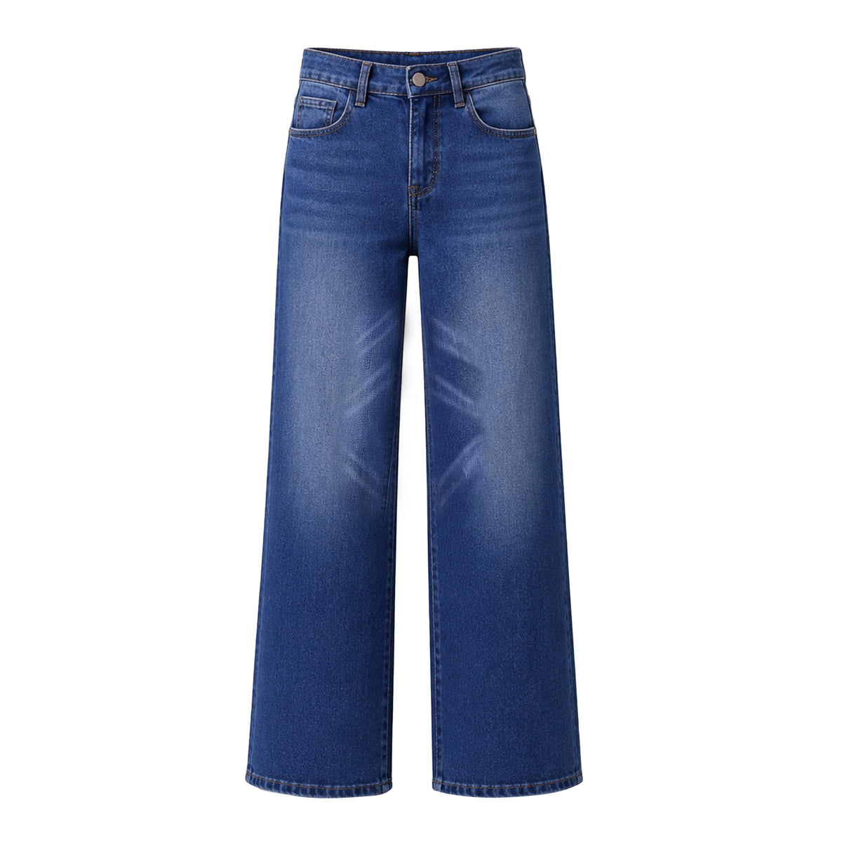 Adelaide high-waist contour-fit jeans voor dames in blauw – Issu & Lloyd