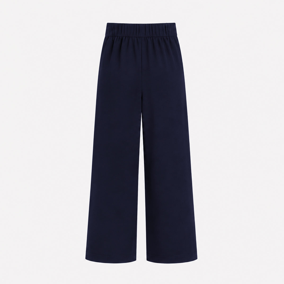 Arabelli high-waist pantalon met plooien voor dames in marineblauw – Issu & Lloyd