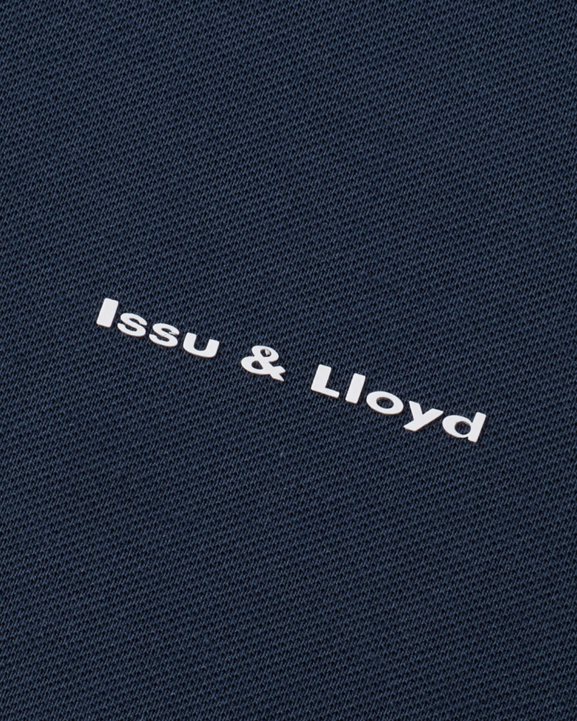 Atticus gestreepte katoenen polo met knopen voor heren in marineblauw – Issu & Lloyd
