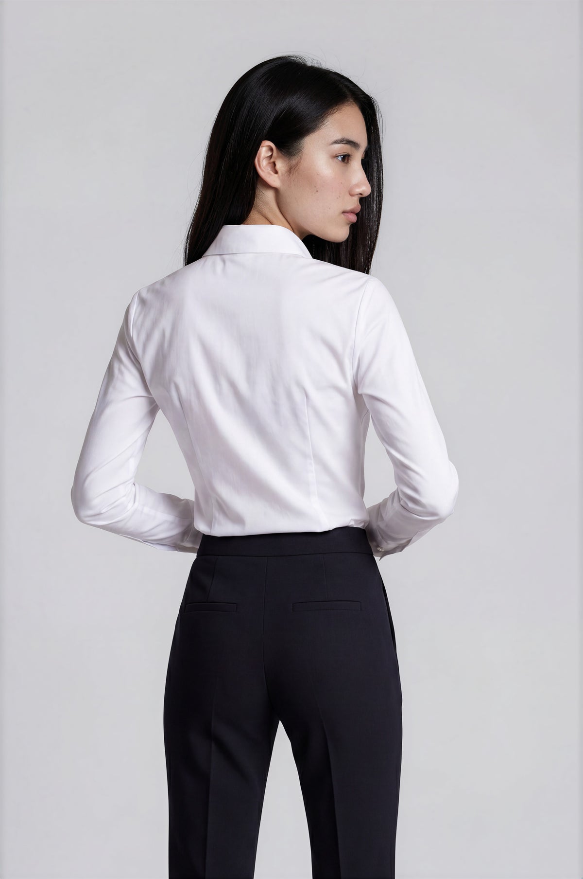 Florence flared enkellange pantalon voor dames in grijs – Issu & Lloyd