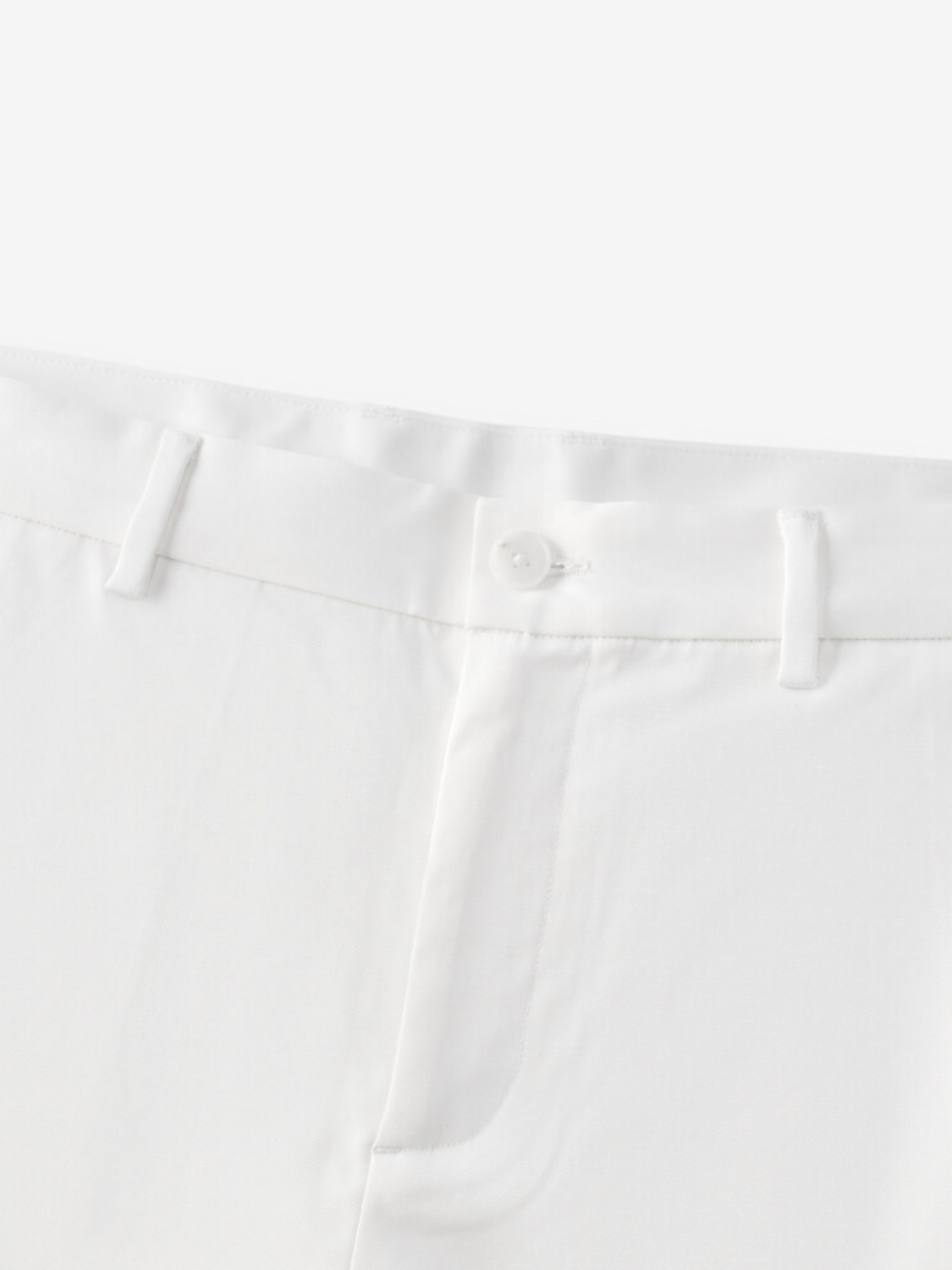 Harrison tapered pantalon met plooien voor heren in wit – Issu & Lloyd
