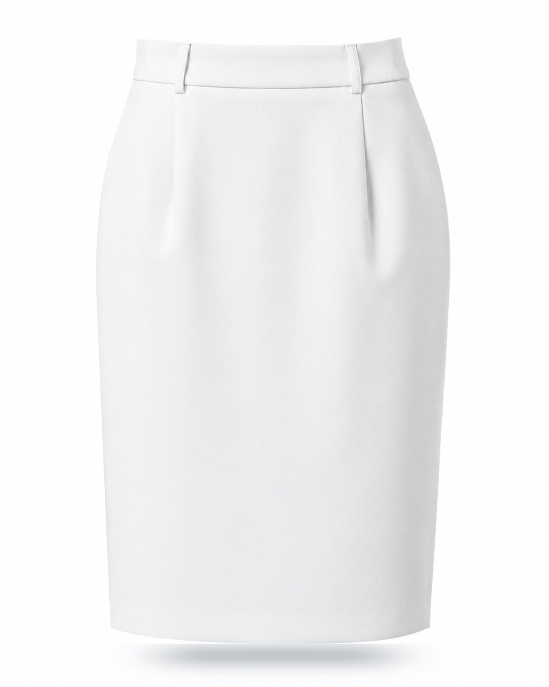 Rosa elegante rok op kniehoogte voor dames in wit – Issu & Lloyd