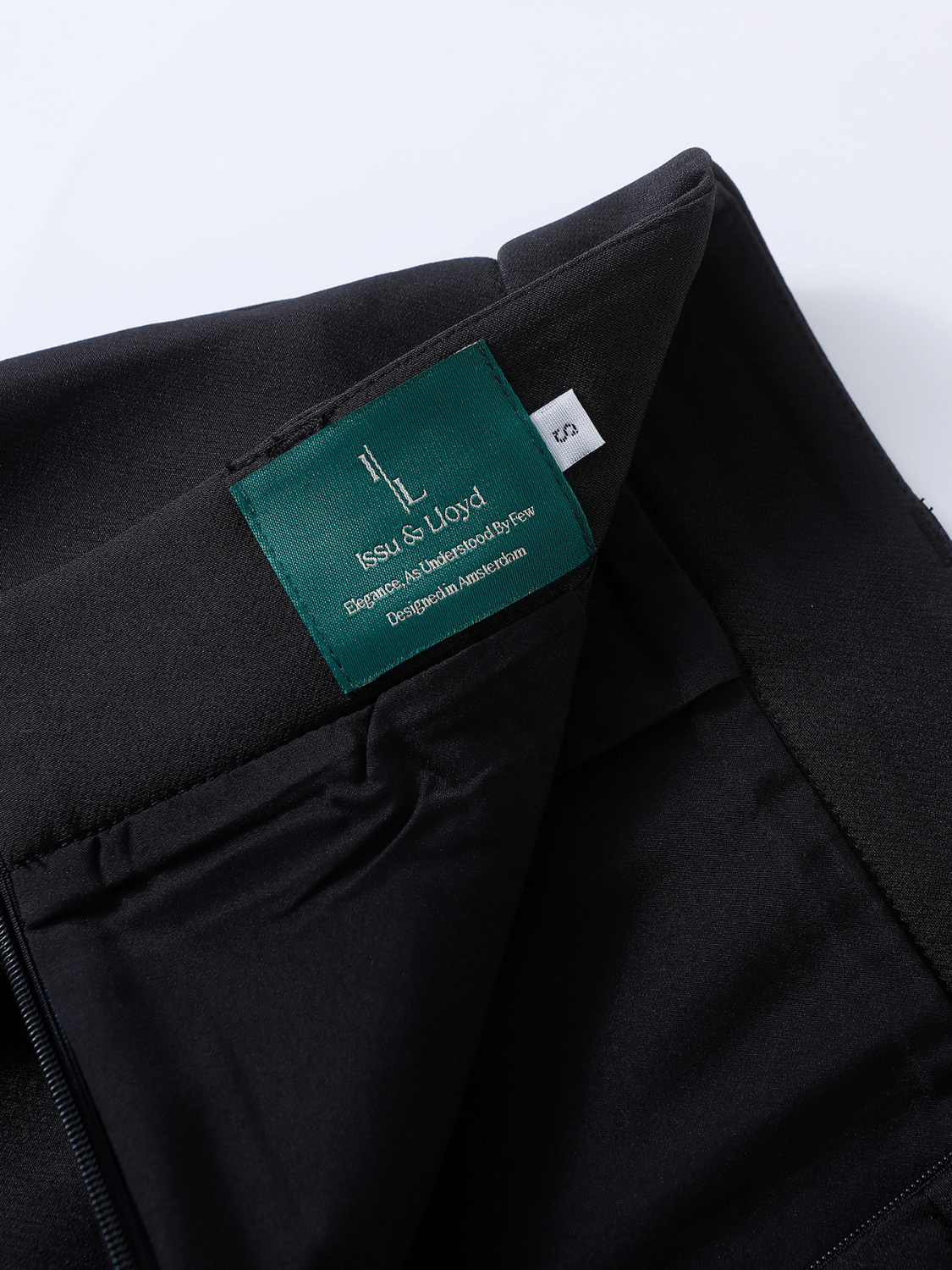 Rosa elegante rok op kniehoogte voor dames in zwart – Issu & Lloyd