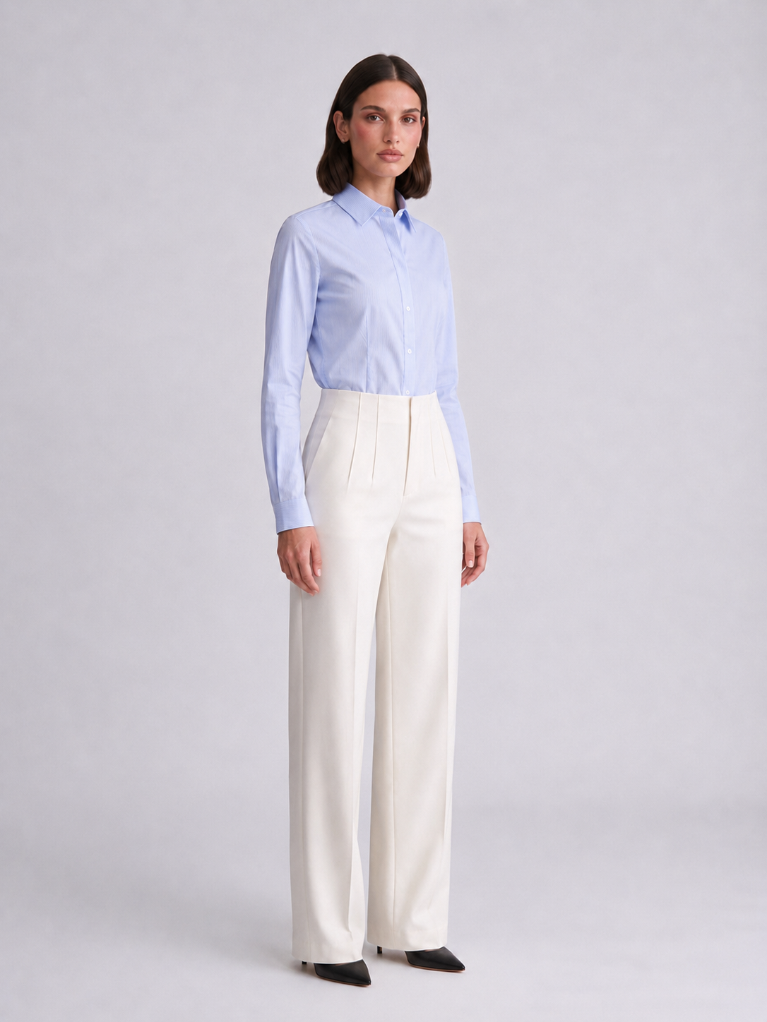 Issu & LLoyd Odette Shirt & Cosette Premium Trousers from the front