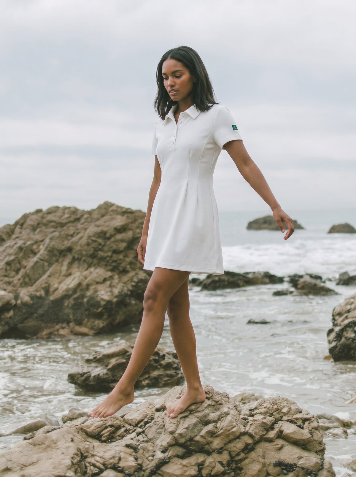 Issu & Lloyd Polo Dress white 
