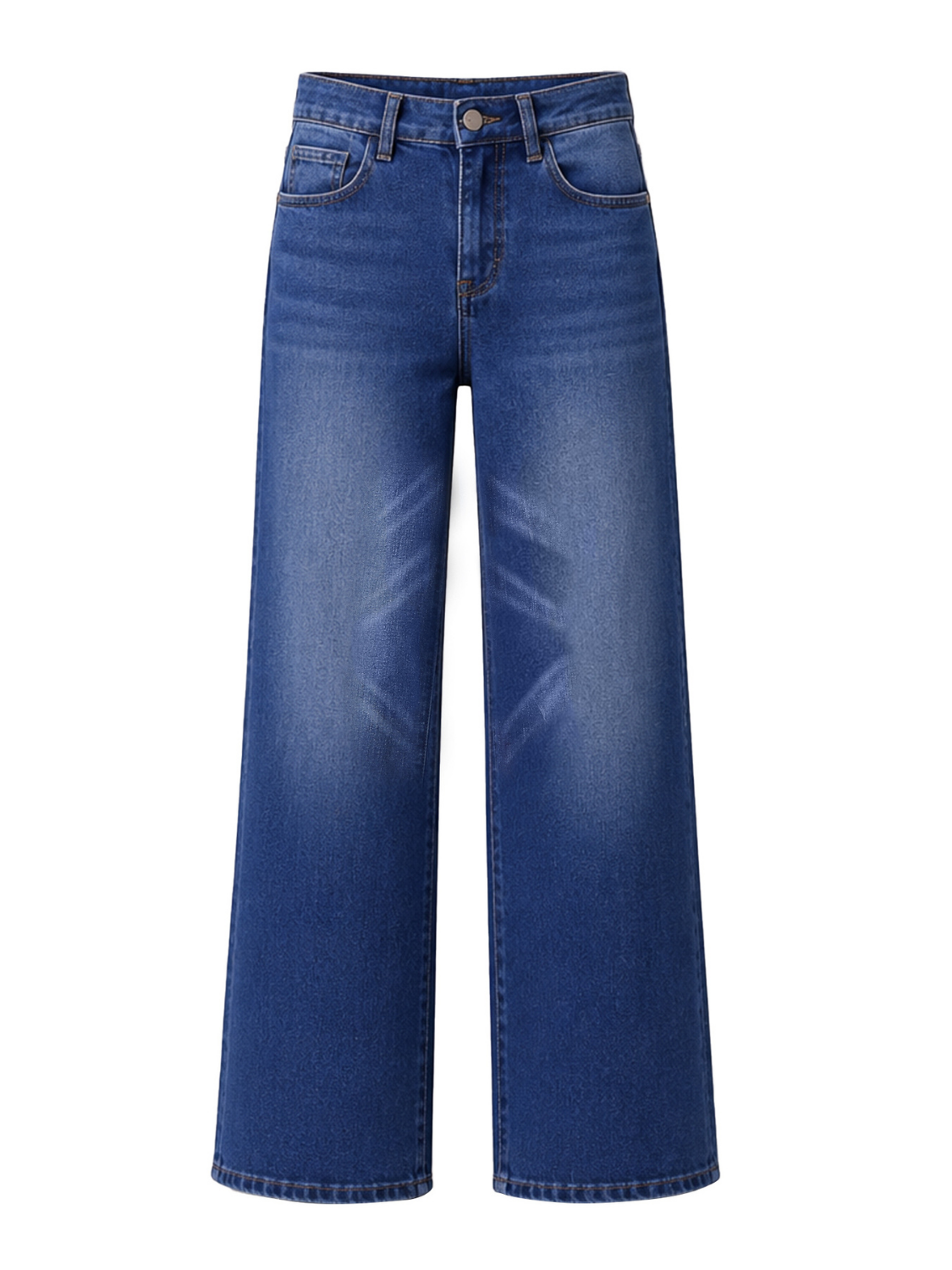 Adelaide high-waist contour-fit jeans voor dames in blauw – Issu & Lloyd