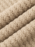 Augusta open gebreide polo van wol en cashmere voor dames in beige – Issu & Lloyd