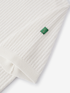 Augusta open gebreide polo van wol en cashmere voor dames in crème – Issu & Lloyd