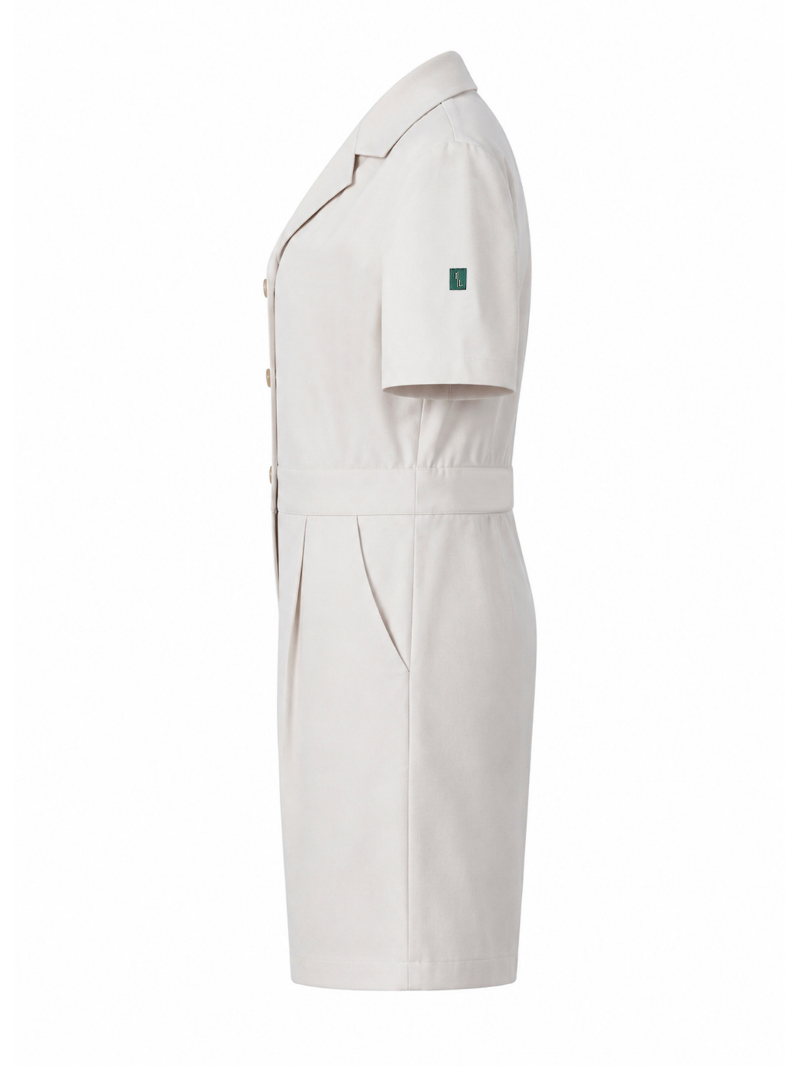 Clarissa linnen jumpsuit voor dames in crème – Issu & Lloyd