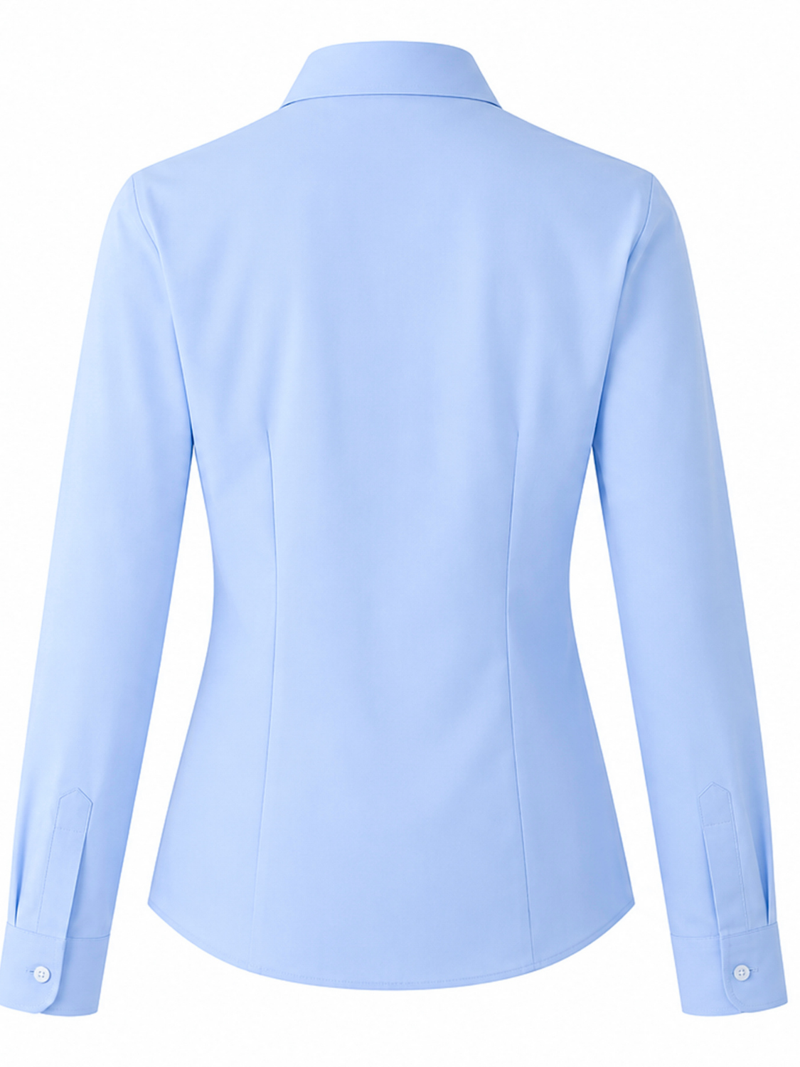 Delphine getailleerde blouse met coupenaden voor dames in lichtblauw – Issu & Lloyd