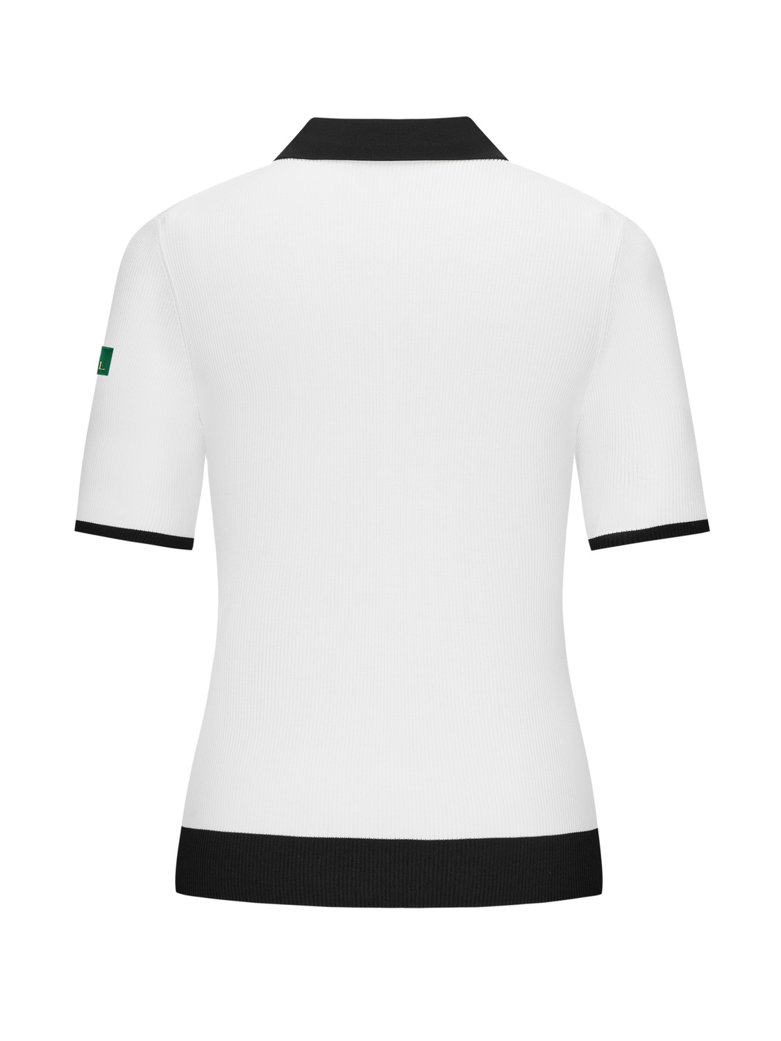 Eleanor geribd gebreid vest voor dames in wit – Issu & Lloyd
