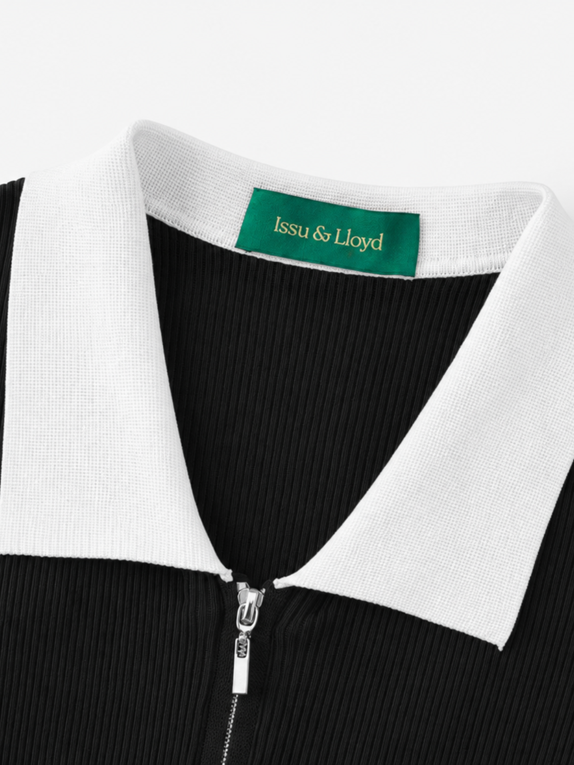 Eleanor geribd gebreid vest voor dames in zwart – Issu & Lloyd