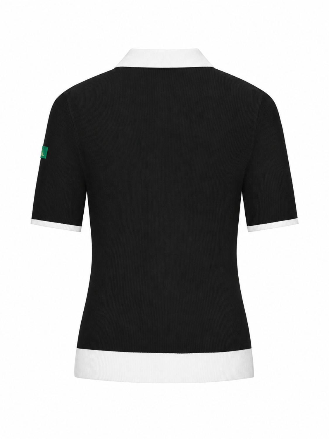 Eleanor geribd gebreid vest voor dames in zwart – Issu & Lloyd