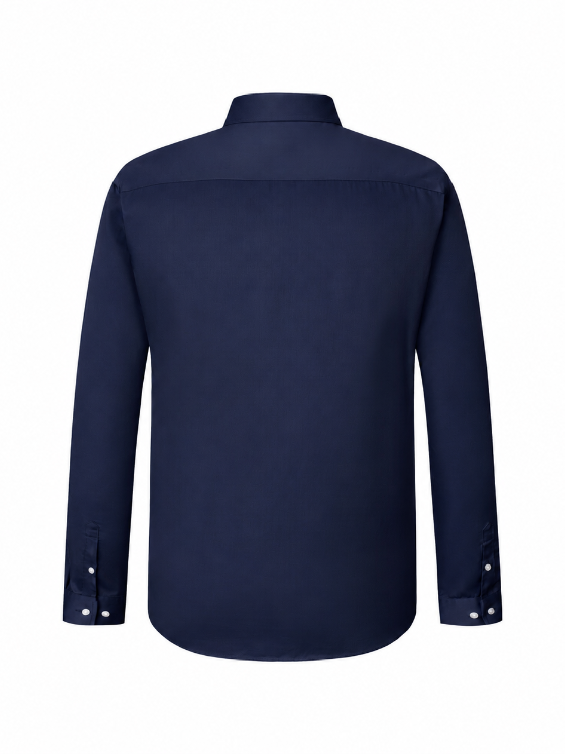 Hamilton katoenen overhemd met Italiaanse kraag voor heren in marineblauw – Issu & Lloyd