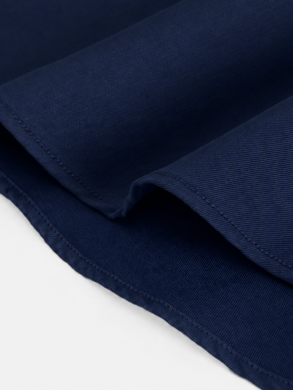 Hamilton katoenen overhemd met Italiaanse kraag voor heren in marineblauw – Issu & Lloyd