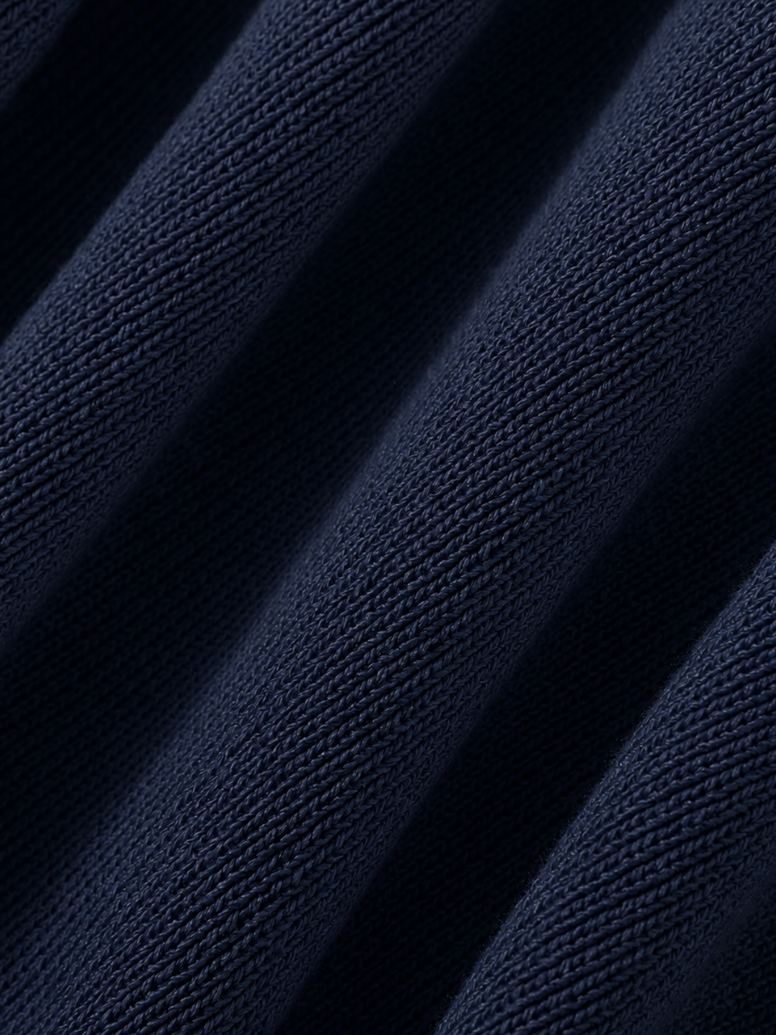 Lenora fijngebreid tweekleurig T-shirt met tweed-look voor dames in marineblauw – Issu & Lloyd