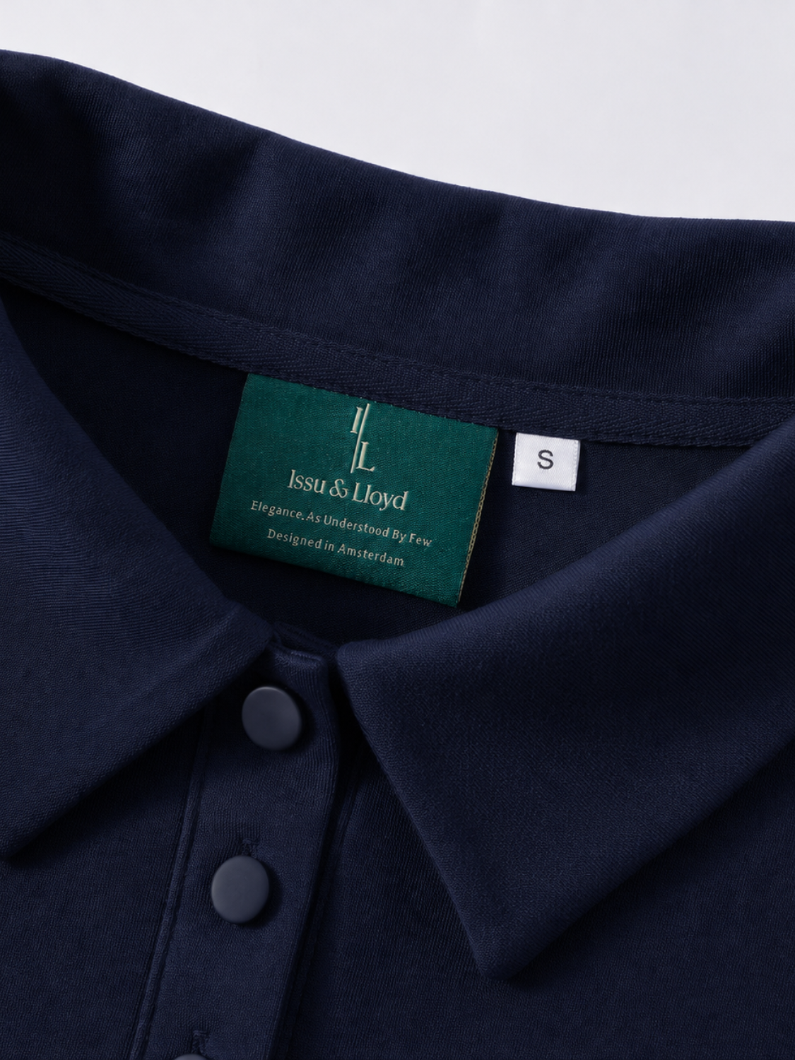 Marianne polojurk voor dames in marineblauw – Issu & Lloyd