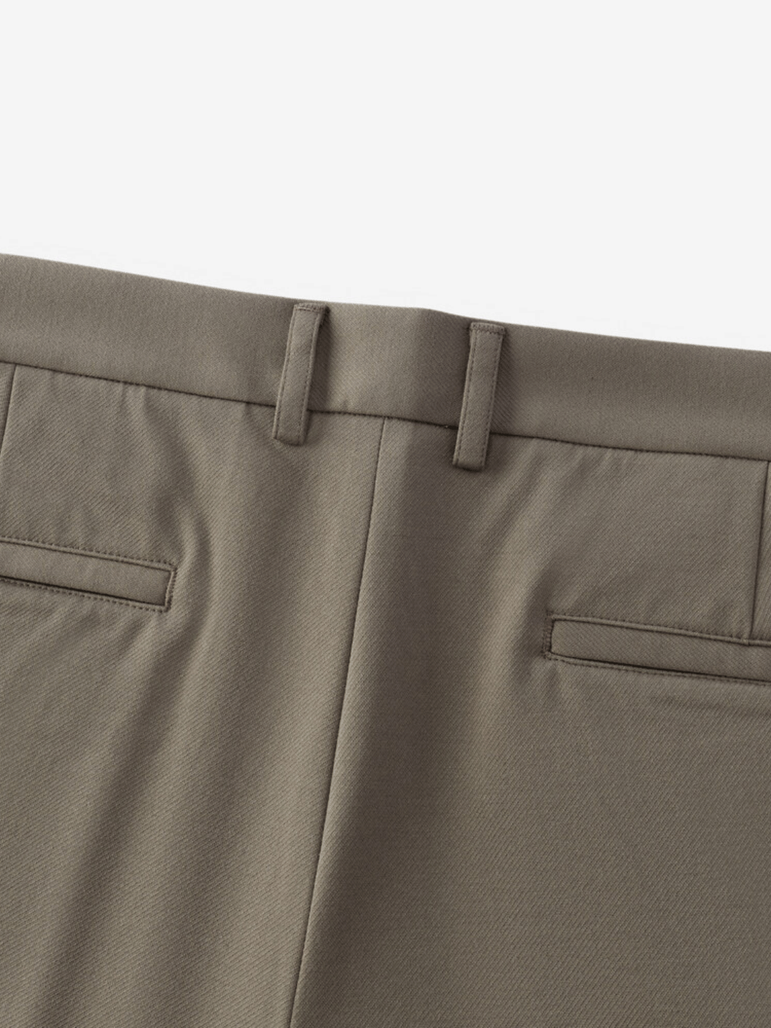 Vincent slim-fit pantalon met mid-rise voor heren in khaki – Issu & Lloyd