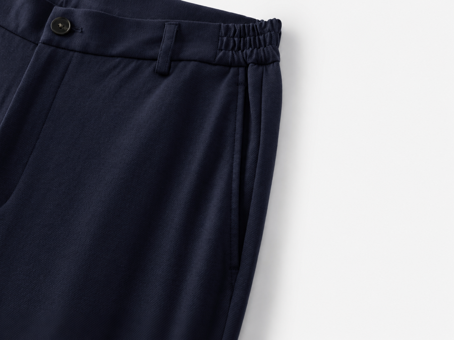 Vincent slim-fit pantalon met mid-rise voor heren in marineblauw – Issu & Lloyd