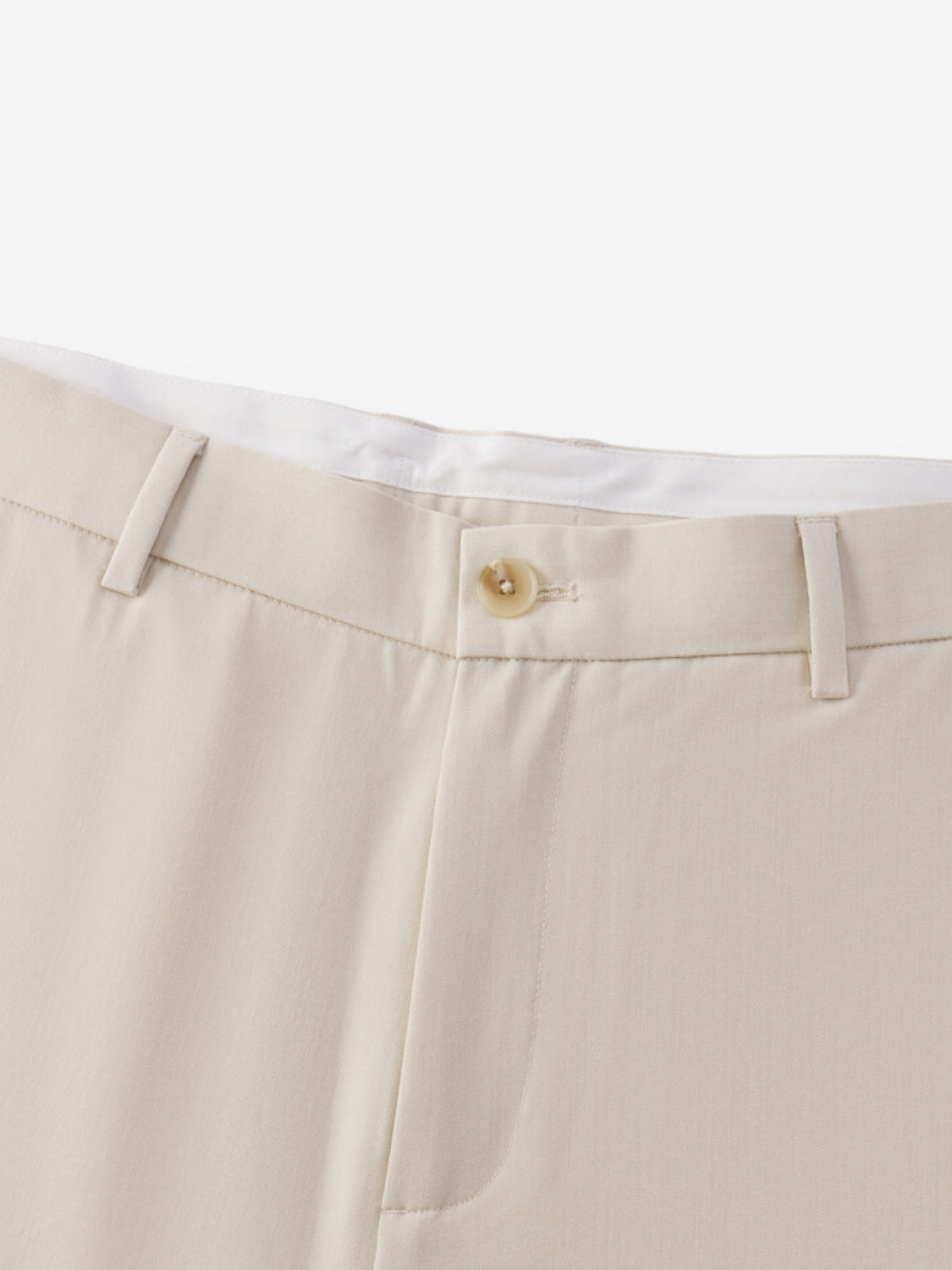 Winston lichte high-waist pantalon voor heren in crème – Issu & Lloyd