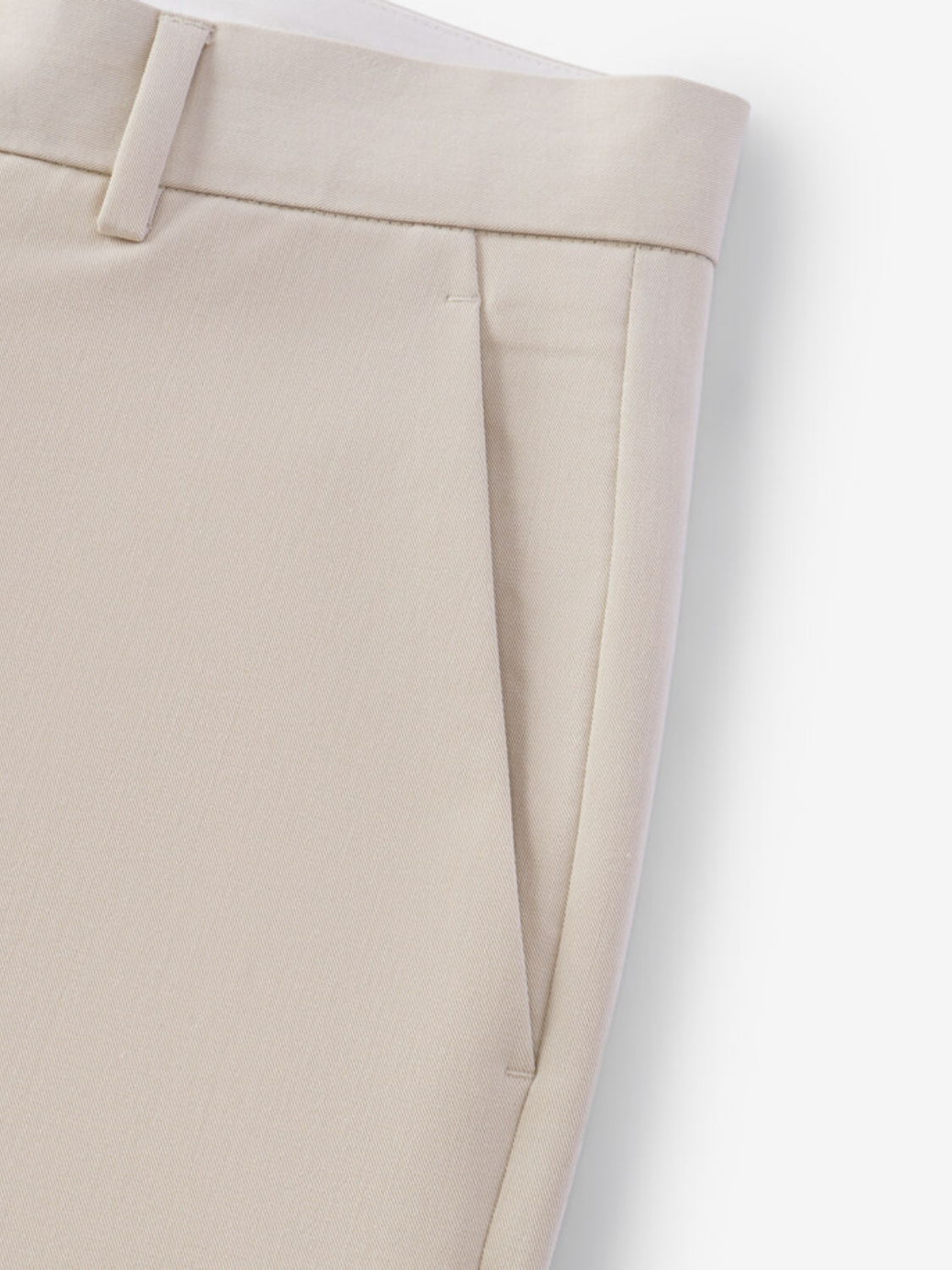 Winston lichte high-waist pantalon voor heren in crème – Issu & Lloyd